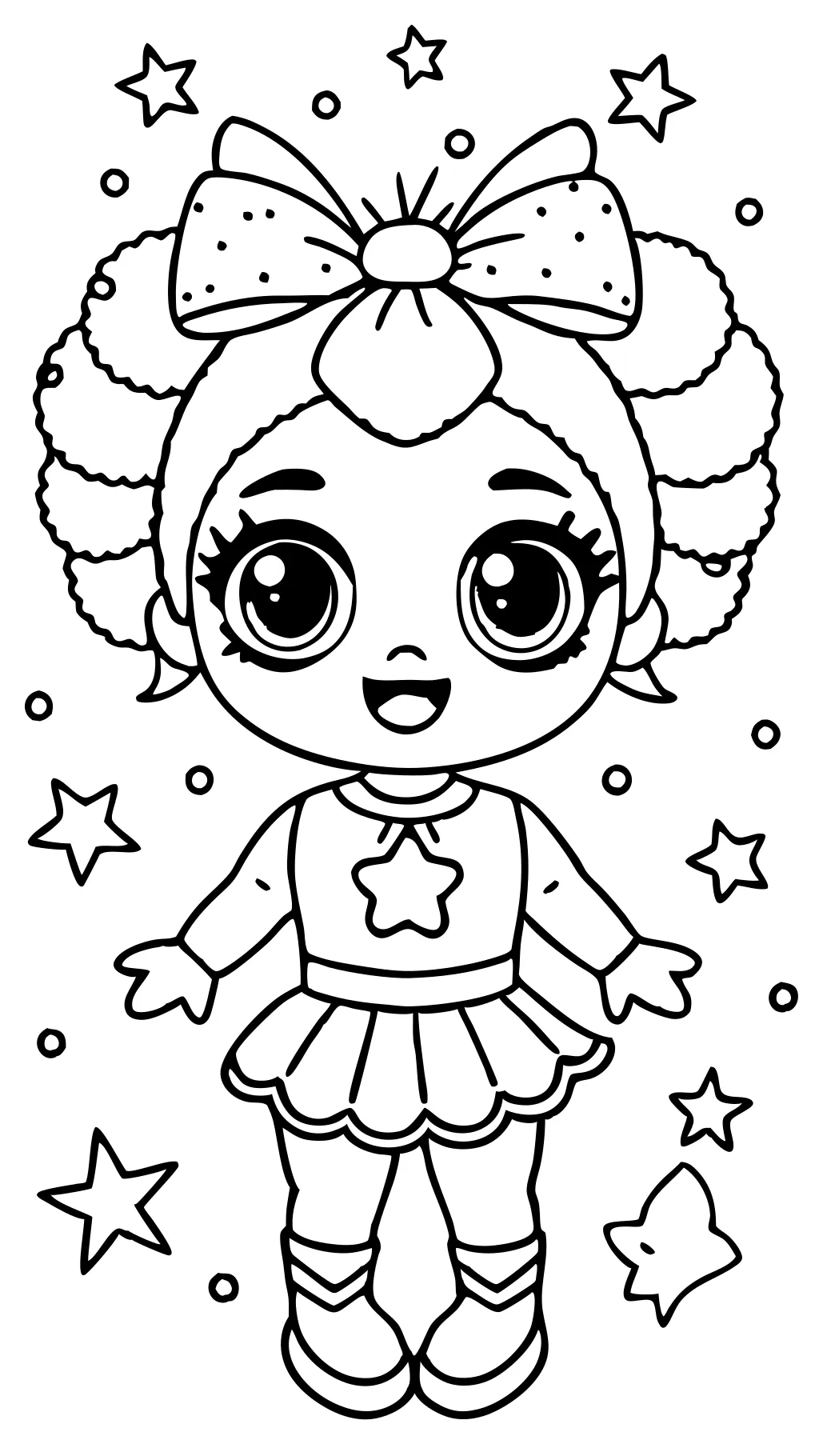 lol dolls coloring page